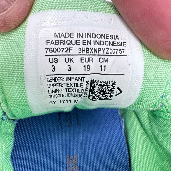 Converse Taylor All Star Street Mid Toddler's Shoes Unisex Kids 3 Blue 760072F - Picture 7 of 7